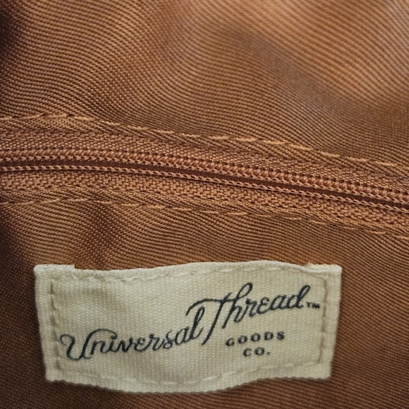 Universal Thread Small Woven Tan Crossbody Bag Faux Leather NWT - Picture 6 of 12